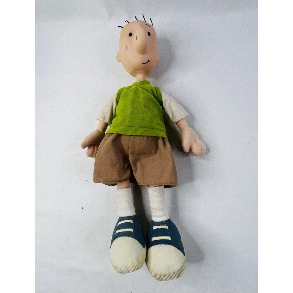 Disney Vintage Mattel Nickelodeon 18”Doug Funny Vinyl Head Plush Body Doll